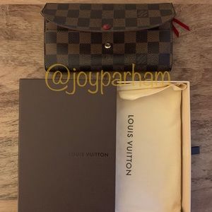 Authentic Used Louis Vuitton Emilie Wallet
